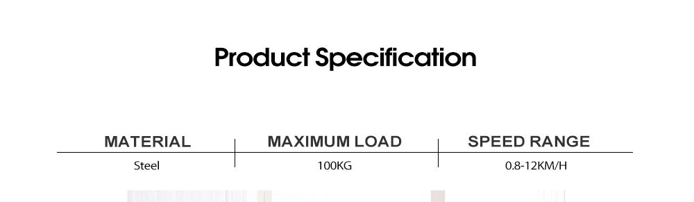 Маленькая полностью сложенная мини-электрическая беговая дорожка для помещений