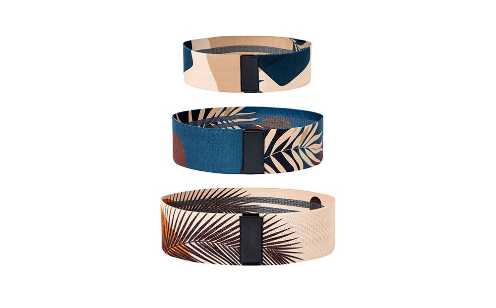 Полоса сопротивления с петлевым рисунком в виде листьев