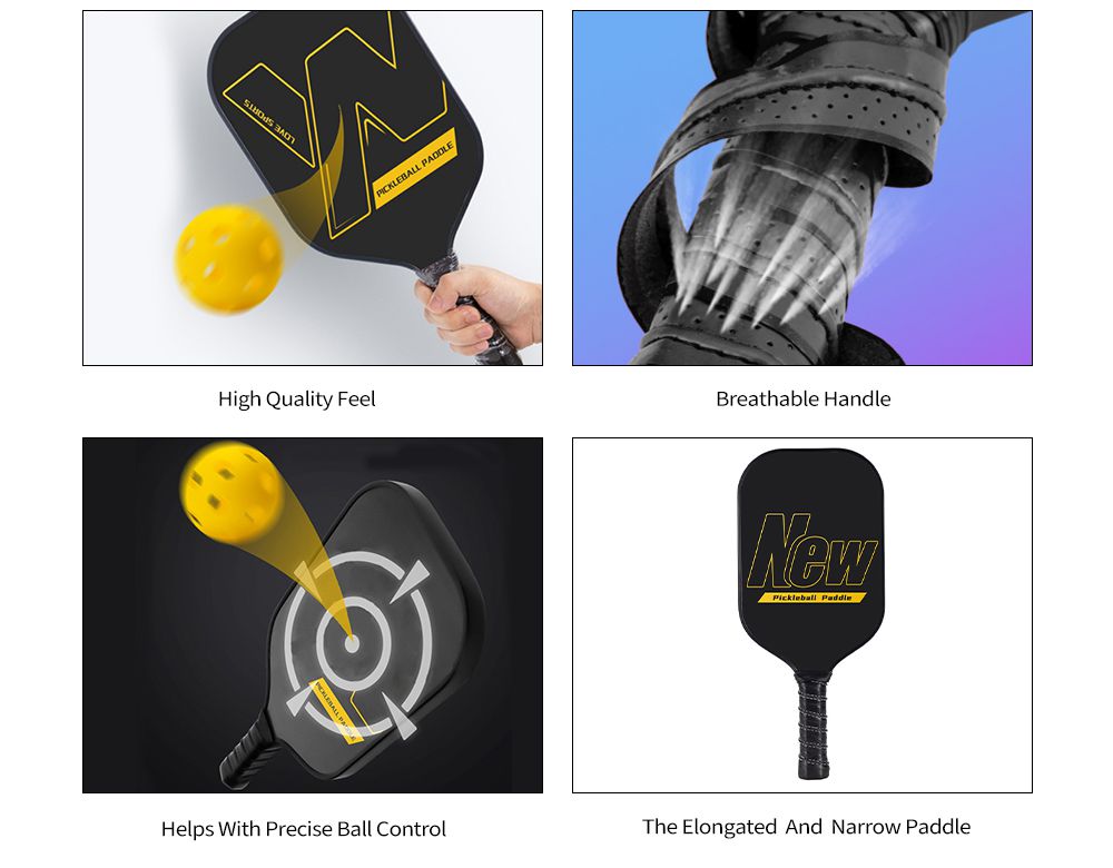 Атакующая одиночная ракетка из углеродного волокна PTFE Ударная одиночная ракетка из углеродного волокна PTFE