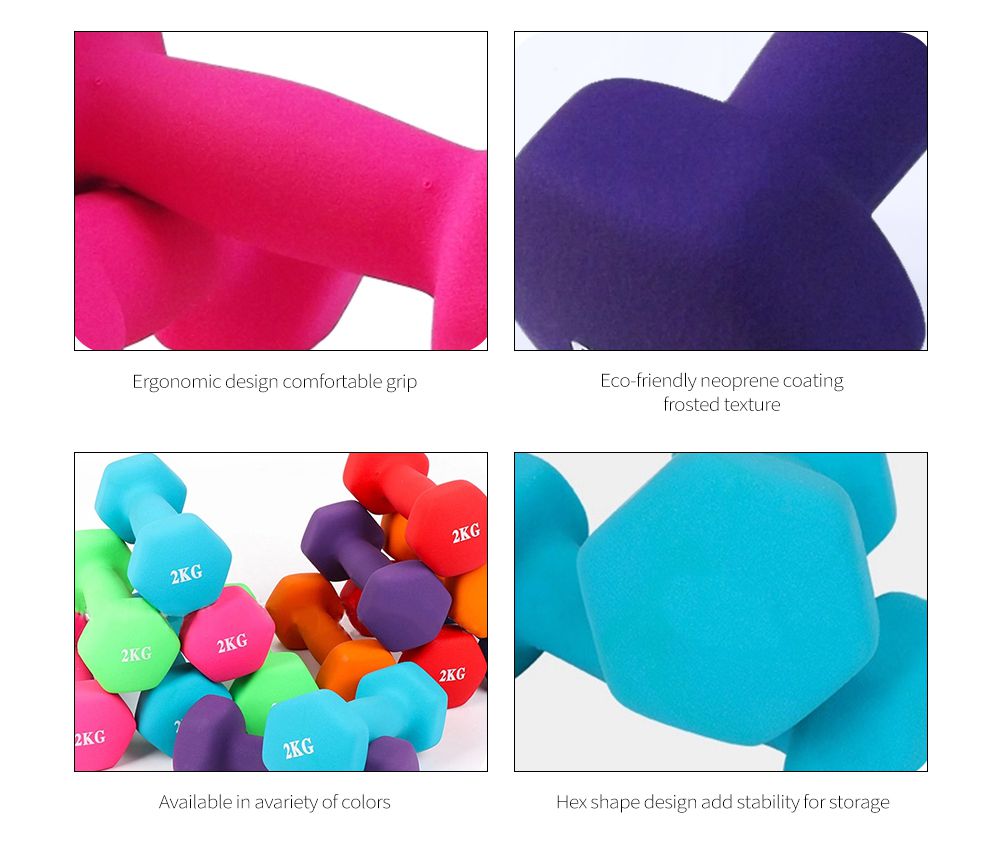 Погружные гантели - Лидер продаж по низкой цене, красочные наборы неопреновых гантелей оптом для женщин