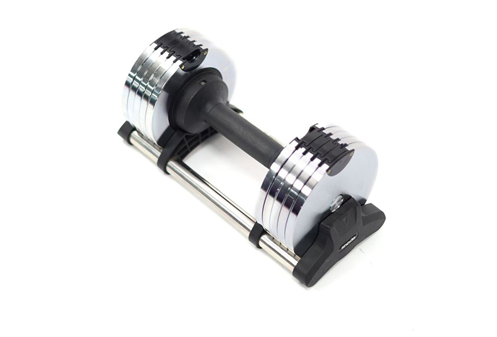 Регулируемая гантель с гальваническим покрытием из чистой стали