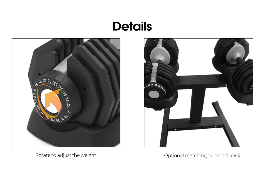 Регулируемая гантель в спортивном зале коммерческая и домашняя съемная гантель Регулируемая гантель для коммерческого зала и съемная гантель для домашнего использования