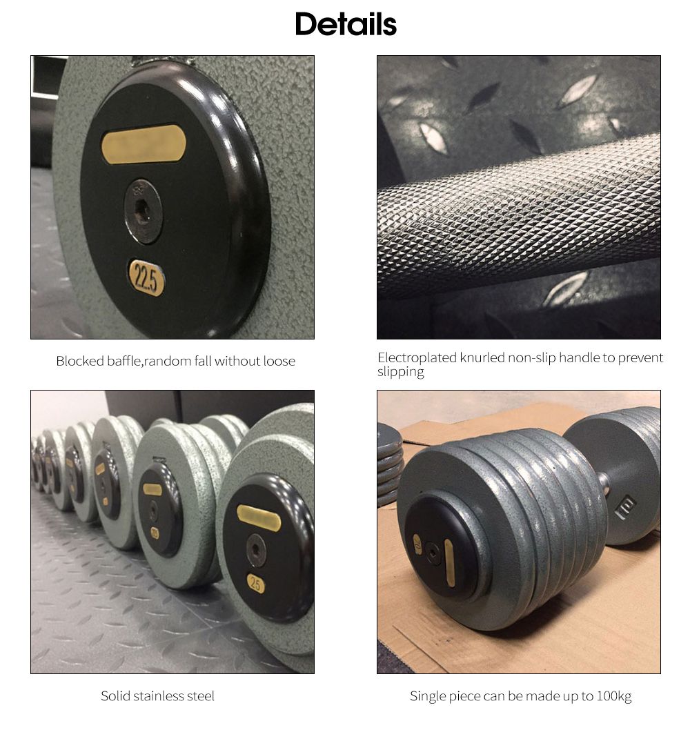 Тяжелая чугунная гантель Тяжелая чугунная гантель