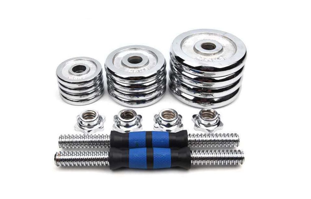 Оптовый набор регулируемых гантелей с чугунным покрытием