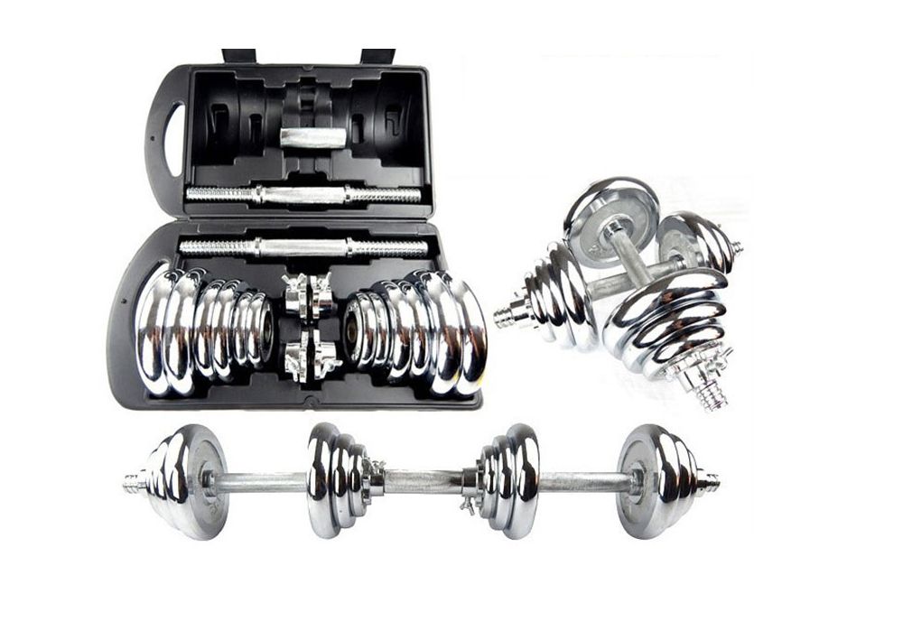 Оптовый набор регулируемых гантелей с чугунным покрытием