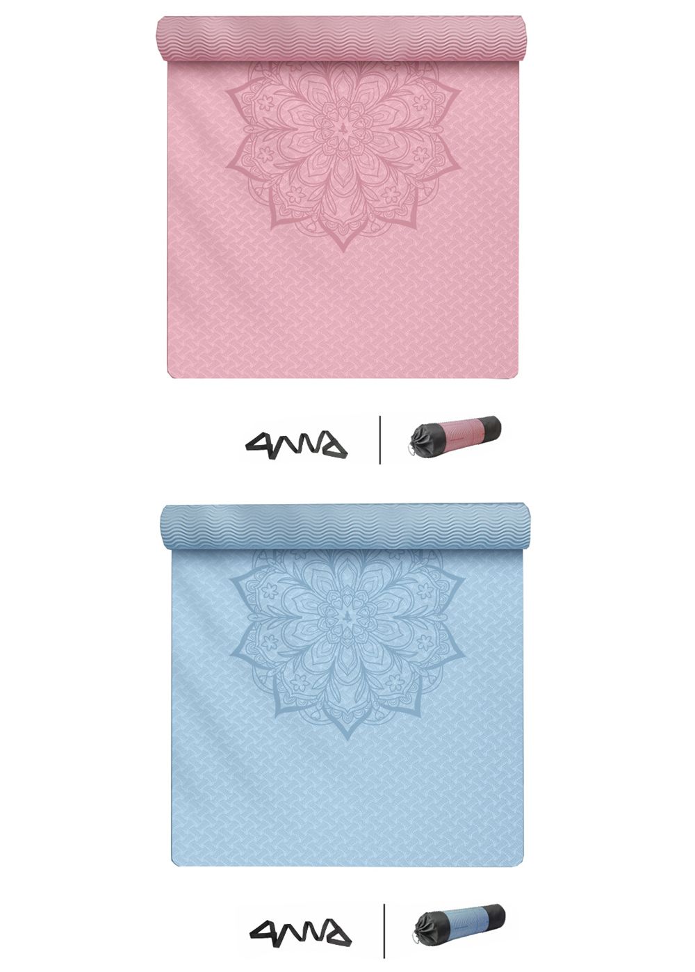 Коврик для йоги рассчитан на 2 Человек