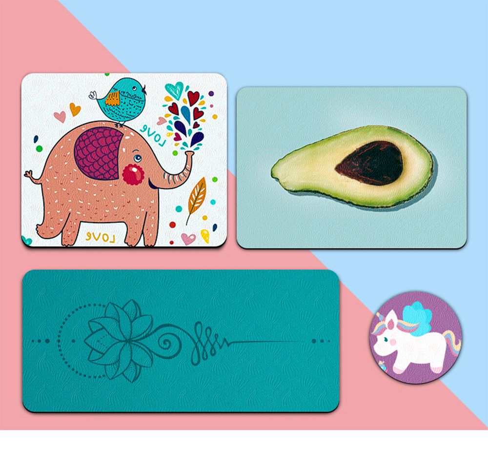 Коврик для занятий йогой на коленях из ТПЭ