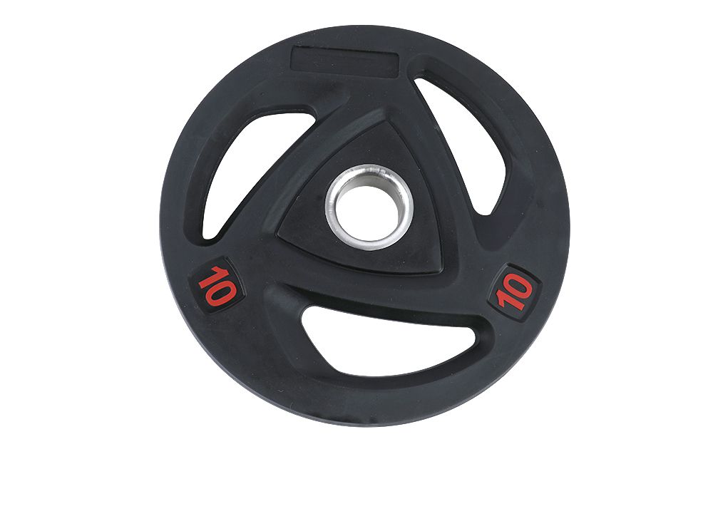Округлая утяжеляющая пластина для штанги с 3 отверстиями для захвата