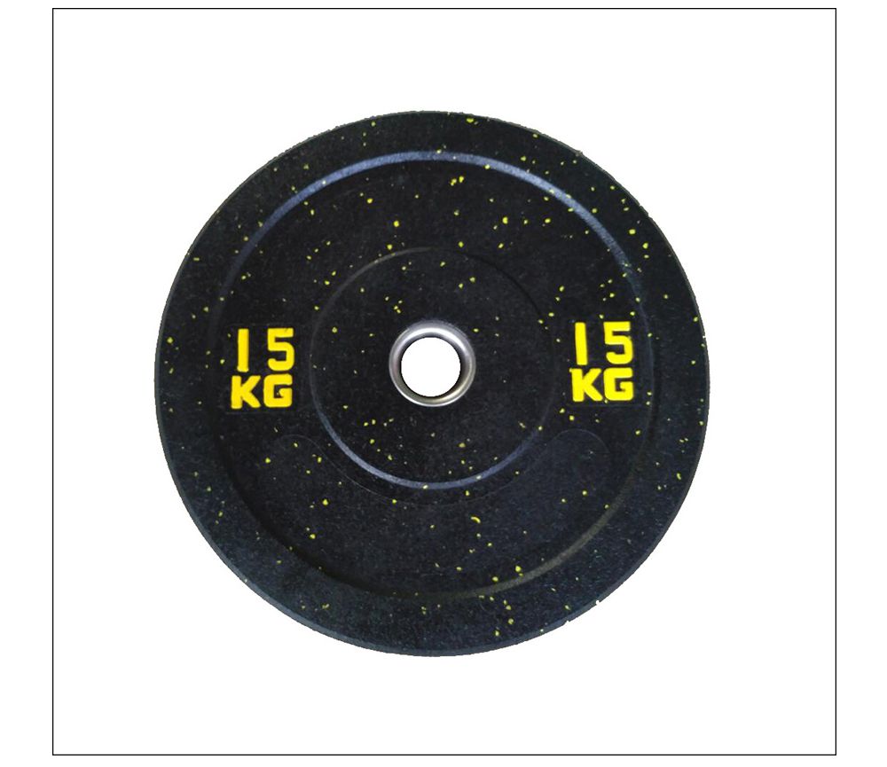 Пластина для штанг из цветных резиновых гранул