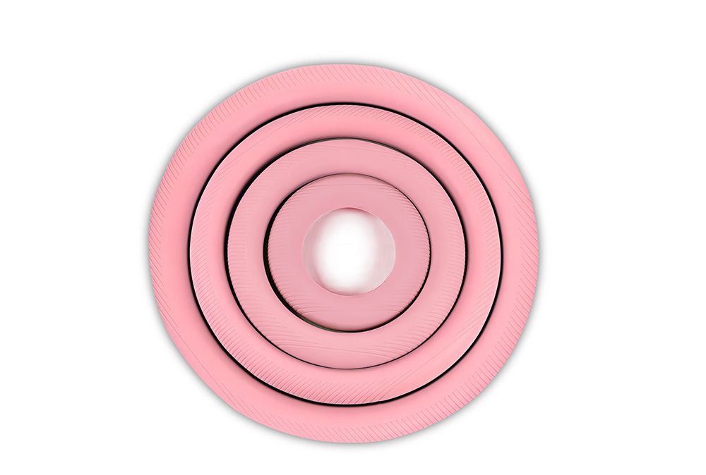 Круглые силиконовые гантели