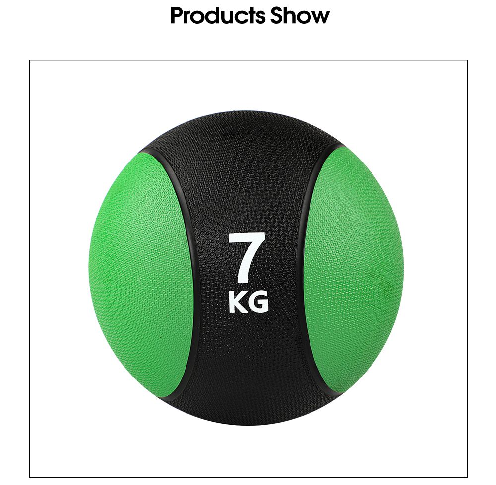 Основное упражнение с твердым резиновым медицинским мячом