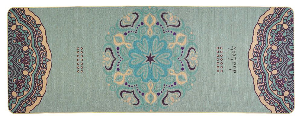 Нескользящий джутовый Эко-коврик для йоги из натурального каучука Нескользящий джутовый Эко-коврик для йоги из натурального каучука