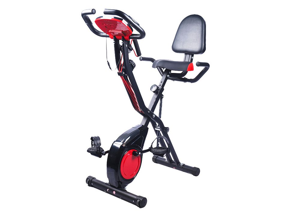 Компактный складной велотренажер Компактный складной велотренажер