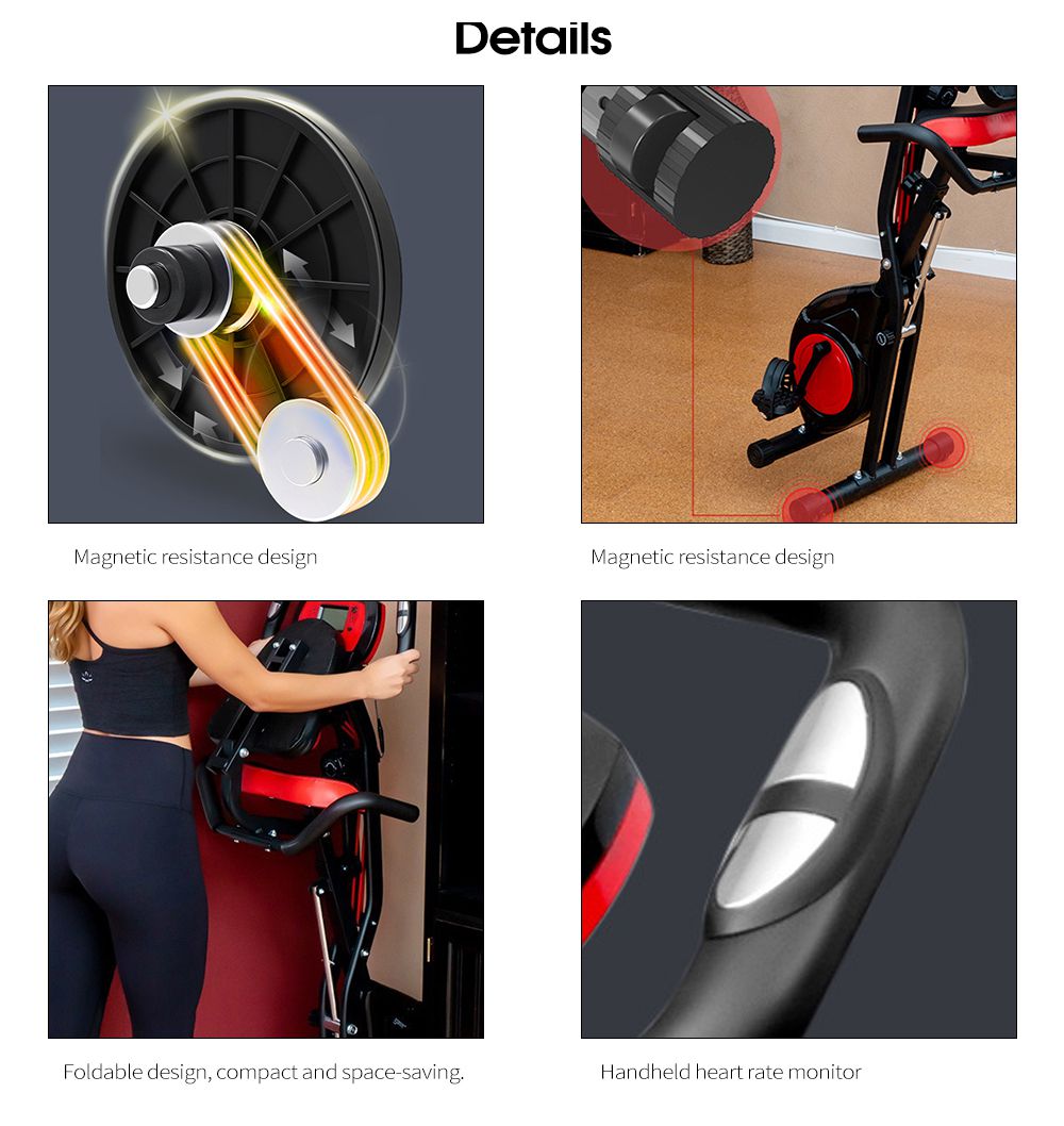 Компактный складной велотренажер Компактный складной велотренажер