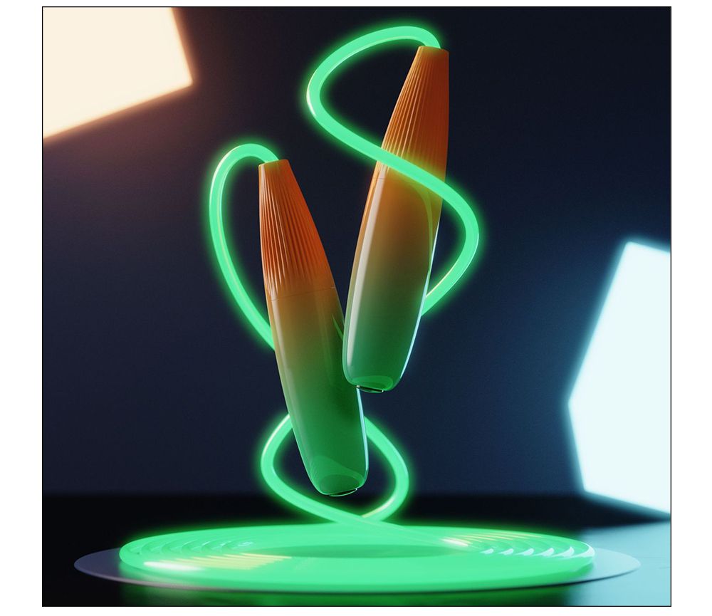 Подсвеченная скакалка для прыжков