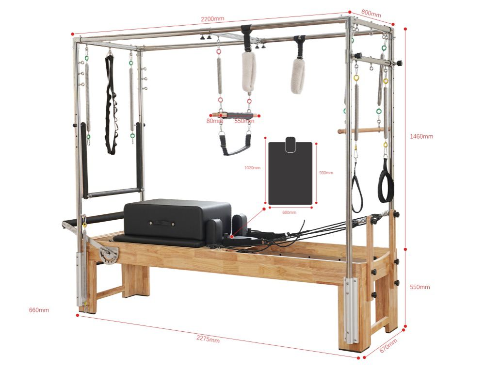 Деревянная трапеция для пилатеса Кадиллак Реформер Реформатор Деревянная трапеция для пилатеса Кадиллак Реформер Реформатор