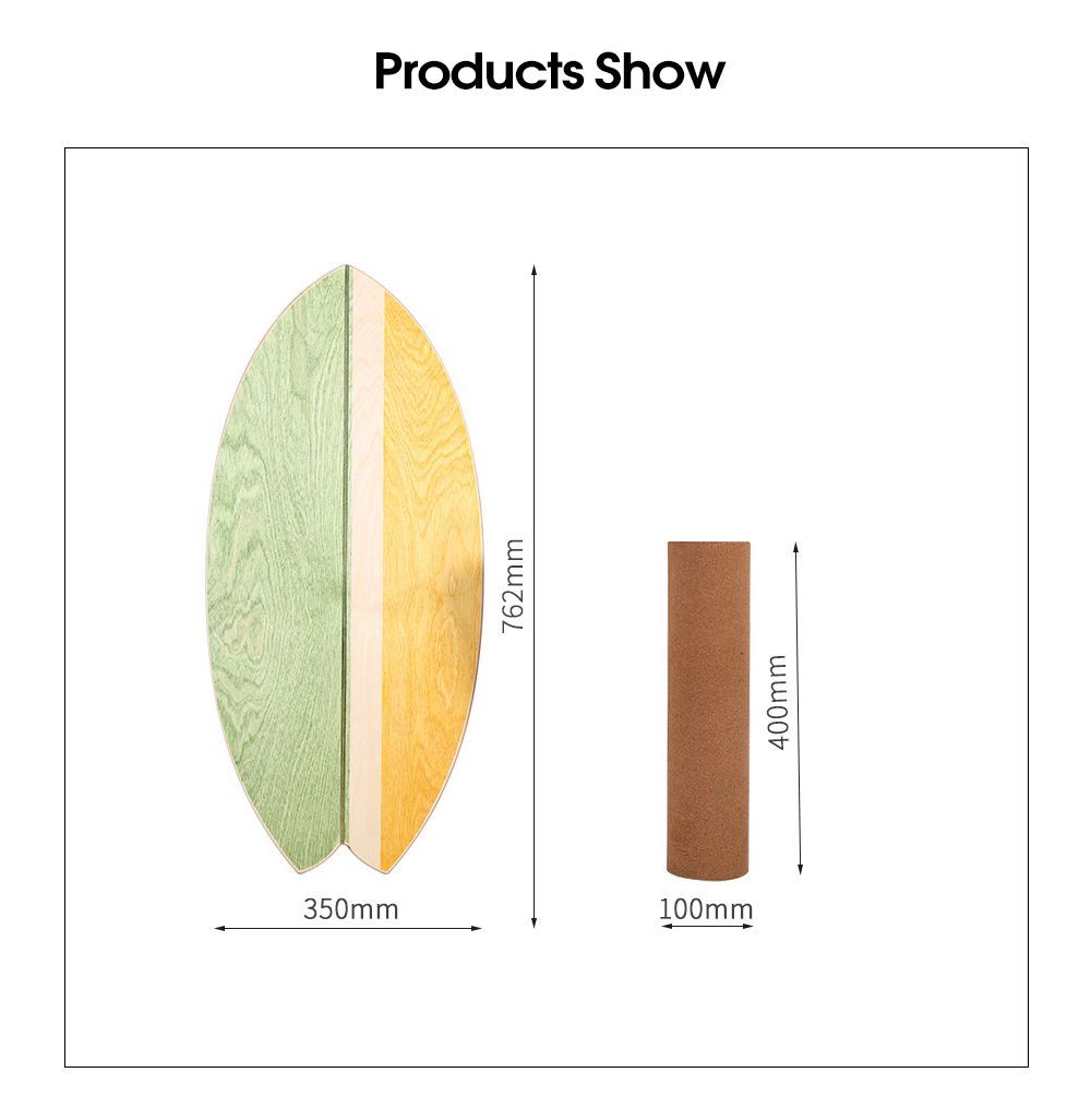 Доска для баланса формы рыбы
