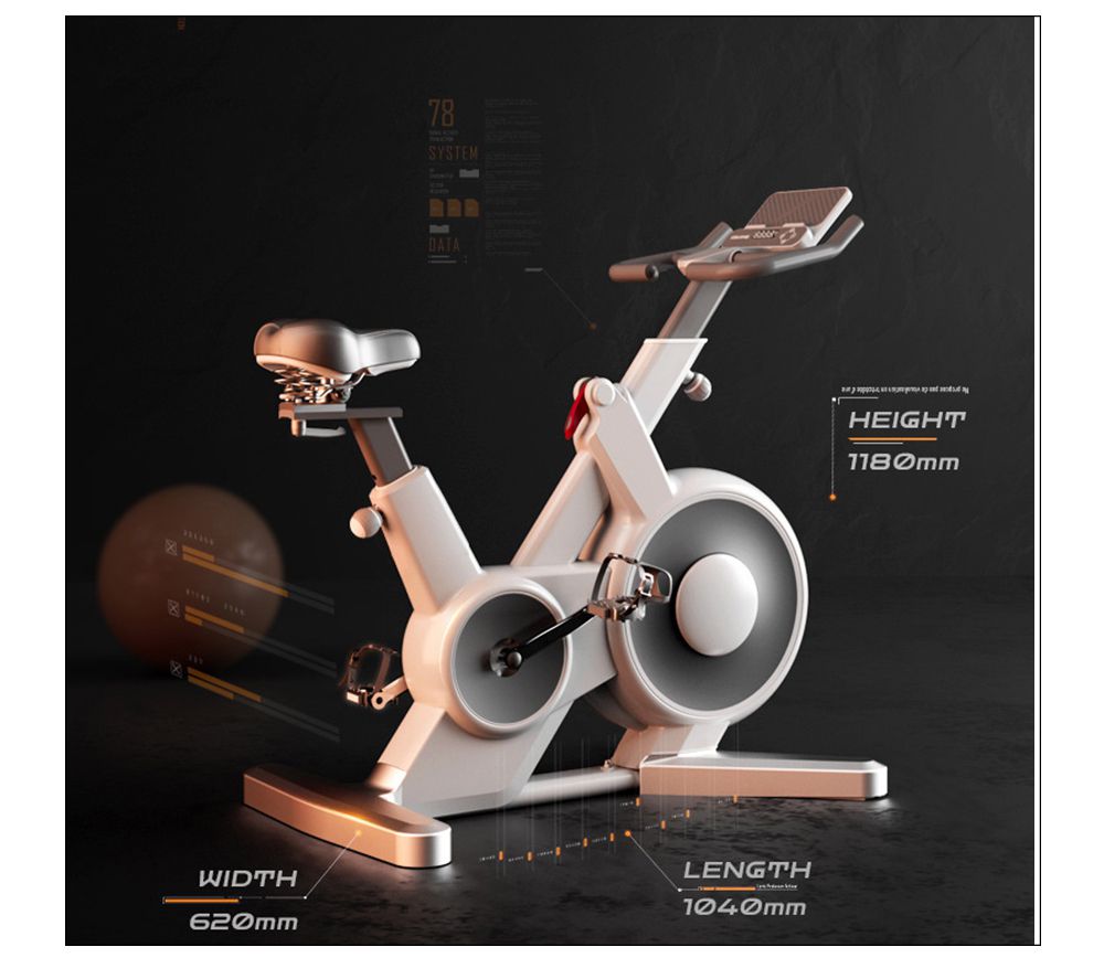 Полностью закрытый вращающийся велосипед с магнитным управлением Полностью закрытый вращающийся велосипед с магнитным управлением