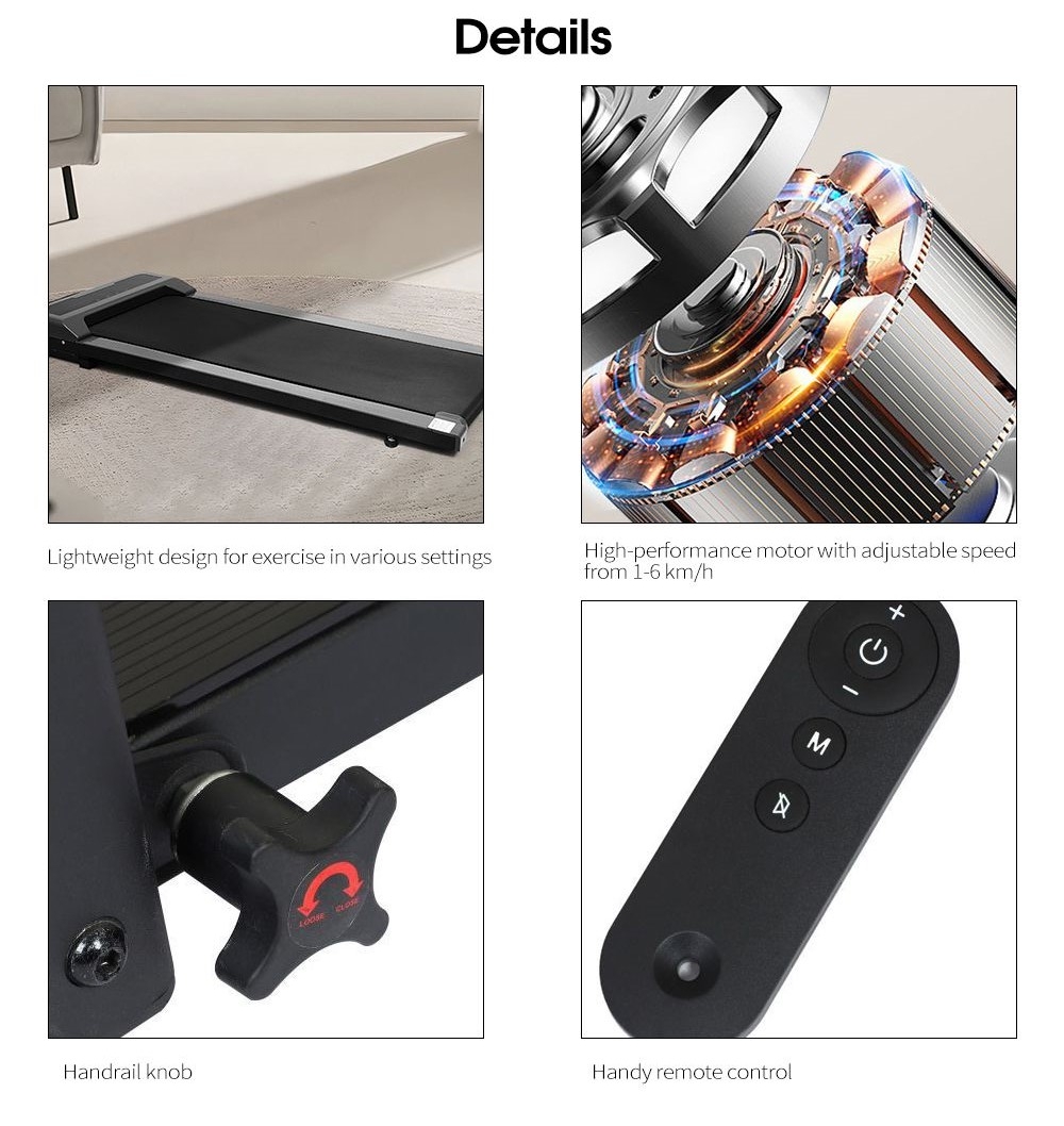 Тонкая аэробная портативная беговая дорожка для домашнего использования