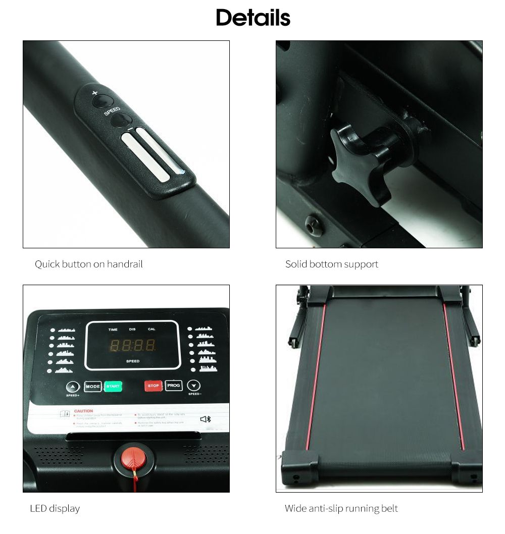Электрический тренажер для ходьбы, бега трусцой с ЖК-дисплеем Электрический тренажер для ходьбы, бега трусцой с ЖК-дисплеем