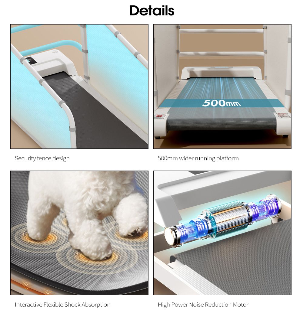 Беговая дорожка для домашних животных, ходунки для маленьких и средних собак Беговая дорожка для домашних животных, ходунки для маленьких и средних собак