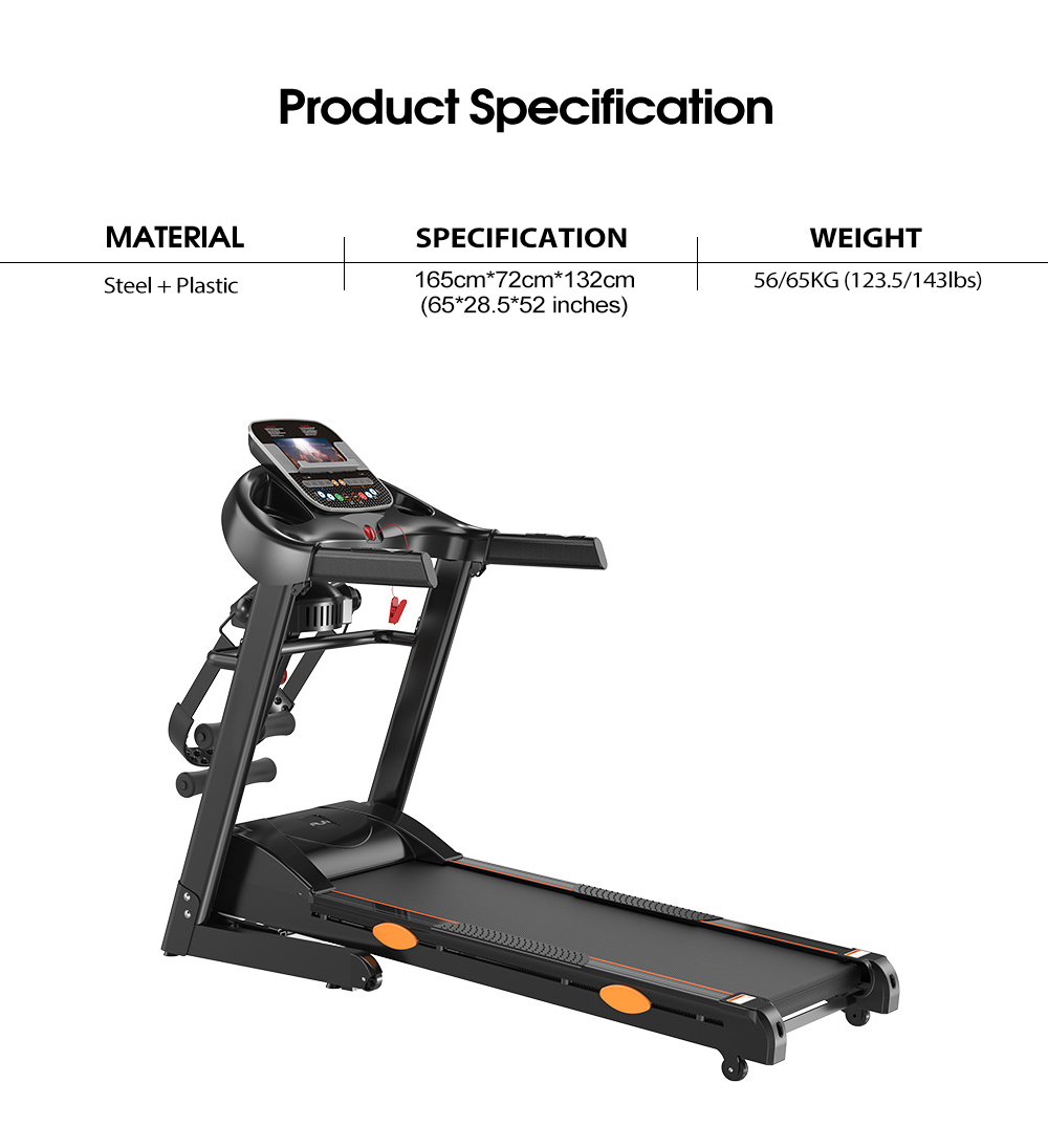Многофункциональная складная электрическая беговая дорожка в тренажерном зале Многофункциональная складная электрическая беговая дорожка в тренажерном зале