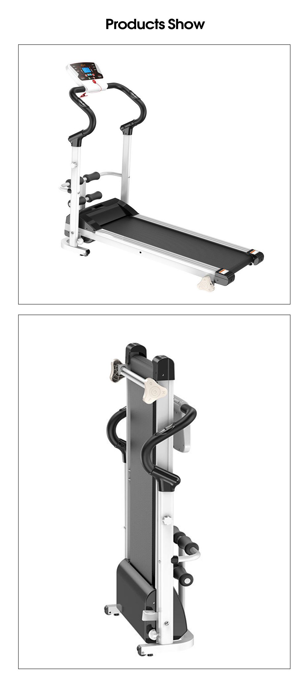 Спортивное оборудование для фитнеса Складная электрическая беговая дорожка для домашнего фитнеса