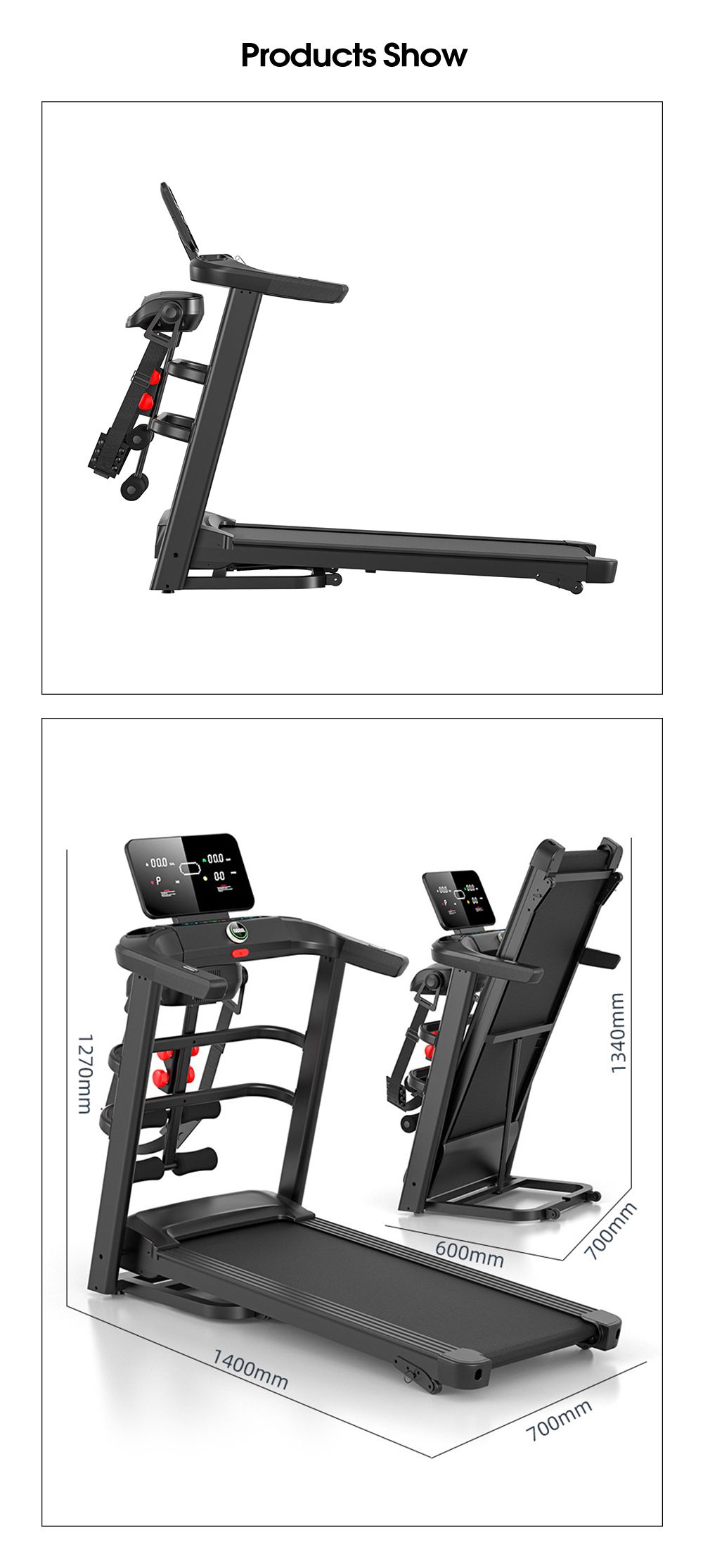 Складная полукоммерческая беговая дорожка Складная полукоммерческая беговая дорожка
