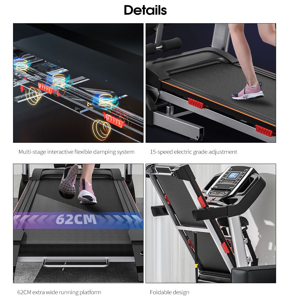 Механическая складная домашняя беговая дорожка для коммерческого бодибилдинга для тренажерного зала Механическая складная домашняя беговая дорожка для коммерческого бодибилдинга для тренажерного зала
