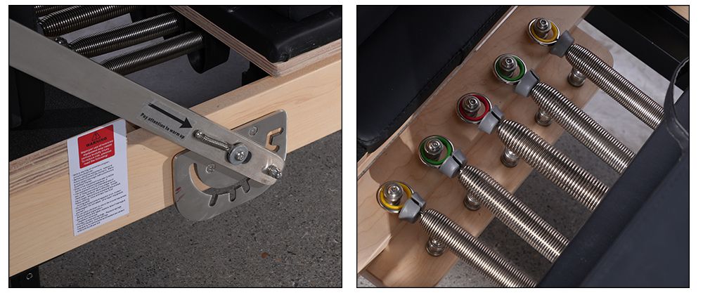 Кленовый складной тренажер для пилатеса (регулируемая высота ног)