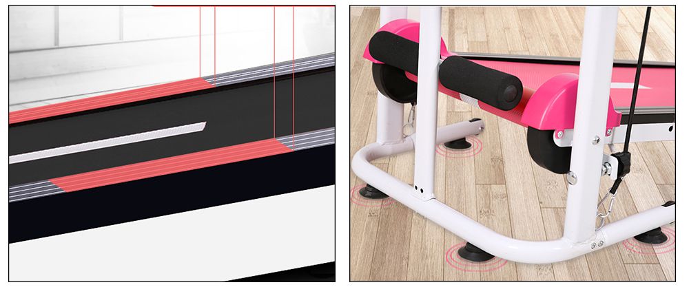 Бытовой складной беговой тренажер, Многофункциональная беговая дорожка для фитнеса