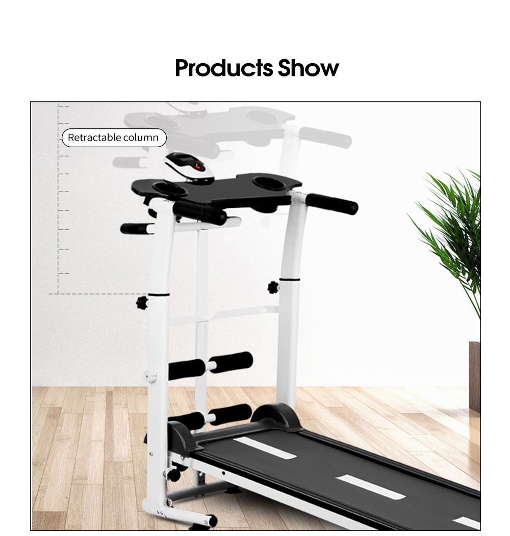 Бытовой складной беговой тренажер, Многофункциональная беговая дорожка для фитнеса