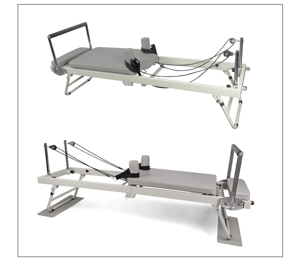 Стальной складной тренажер для пилатеса Reformer для домашнего использования