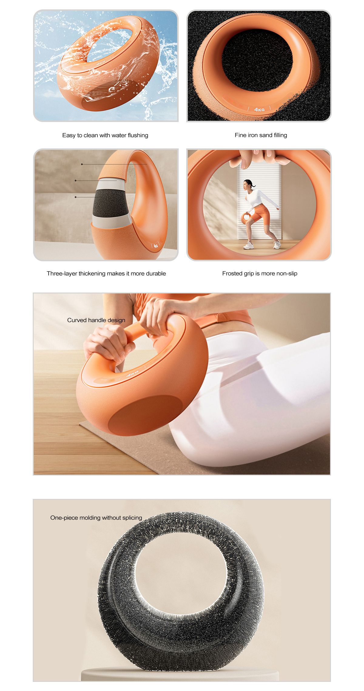 Мягкая гиря из ПВХ с наполнителем из мелкого песка Мягкая гиря из ПВХ с наполнителем из мелкого песка