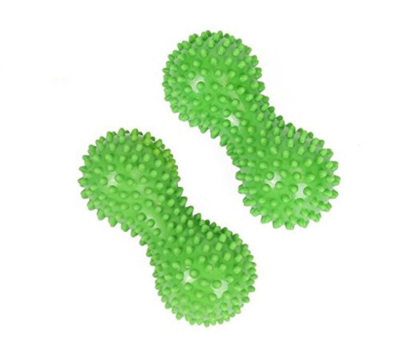 Двойной массажный шарик из ПВХ в форме арахиса двух размеров