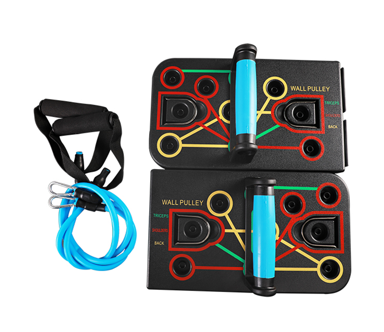 Высококачественная доска для отжимания с резинкой сопротивления