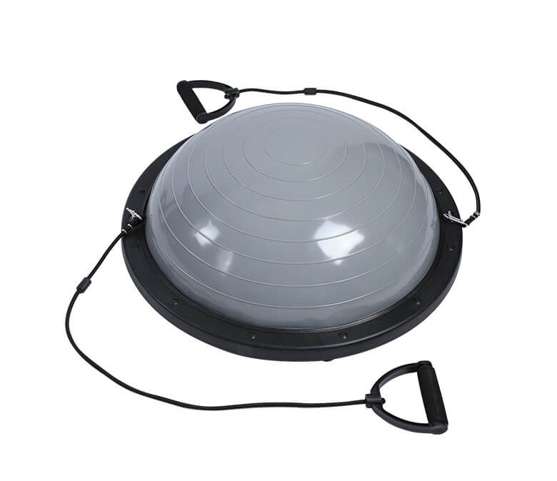 Мяч Bosu с резинками сопротивления