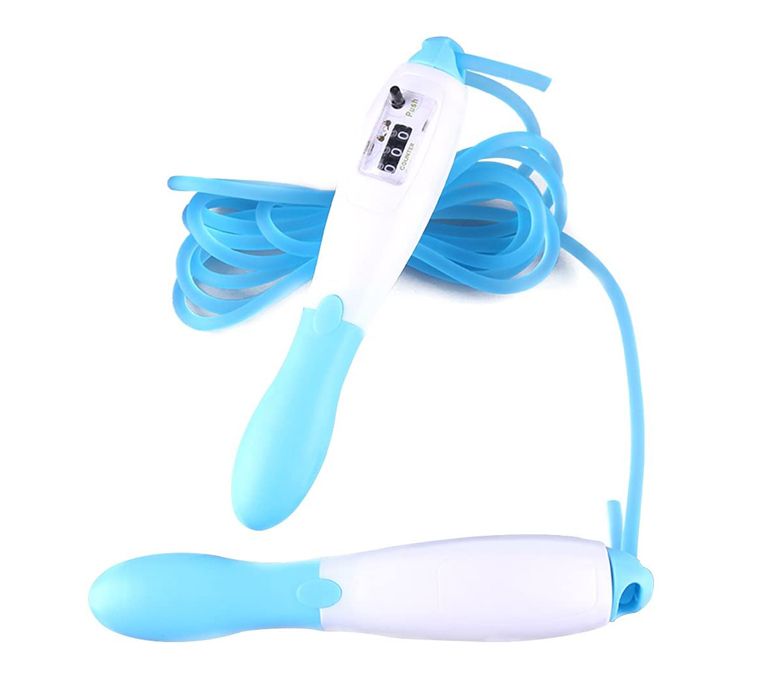 Механическая счетная скакалка с ручкой в форме рыбы для подсчета количества прыжков со скакалкой