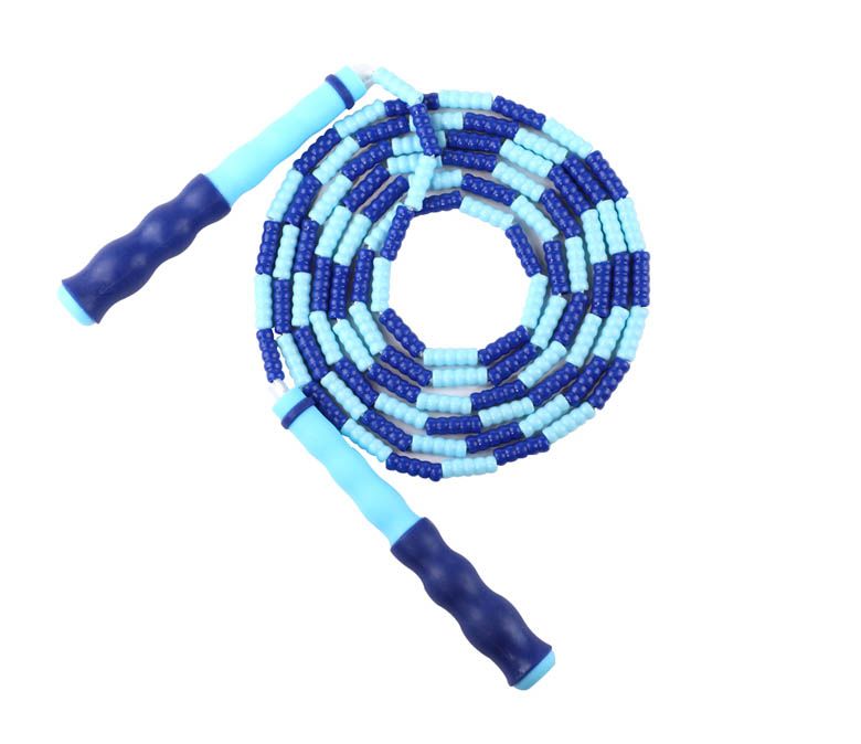 Мягкая сегментированная скакалка без бисера