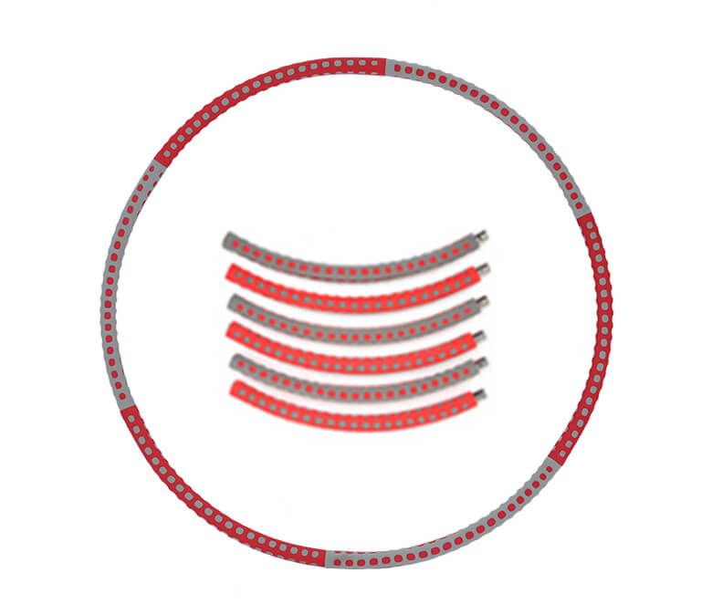 Утяжеленный Хула-хуп с рельефным массажем