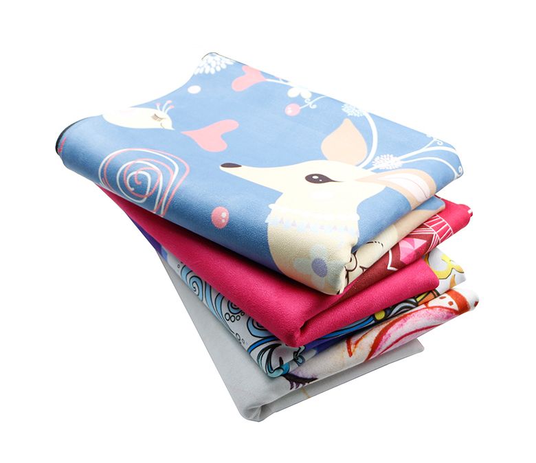 Портативное нескользящее полотенце для йоги