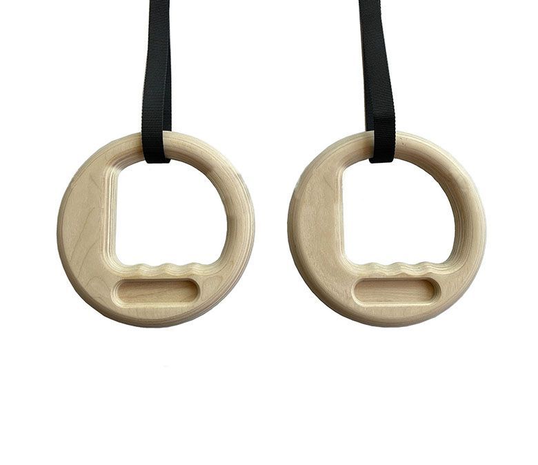 Березовые кольца для фитнеса Кольца для тренажерного зала