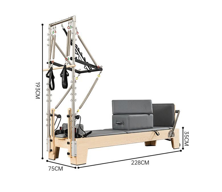 Студия пилатеса Maple Reformer с половинной трапецией