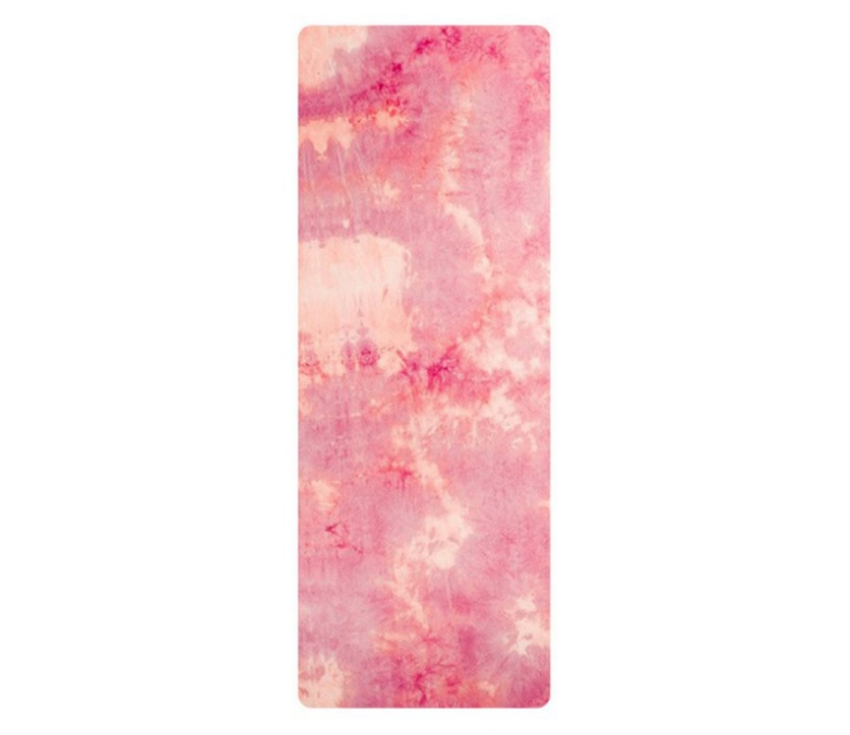 Высококачественный коврик для йоги с принтом из замши TPE