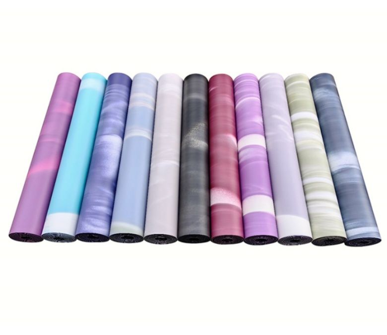 Настраиваемый овальный коврик для йоги из искусственной резины