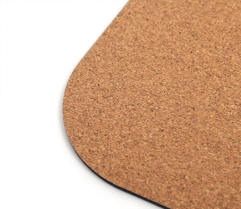 Студийный пробковый резиновый коврик для йоги с выравнивающими линиями