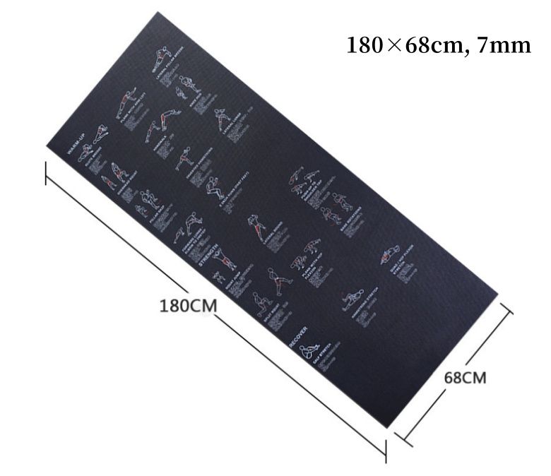Нескользящий профессиональный спортивный тренировочный коврик из ПВХ для мужчин и женщин