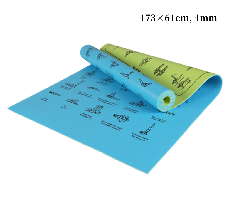 Нескользящий профессиональный спортивный тренировочный коврик из ПВХ для мужчин и женщин