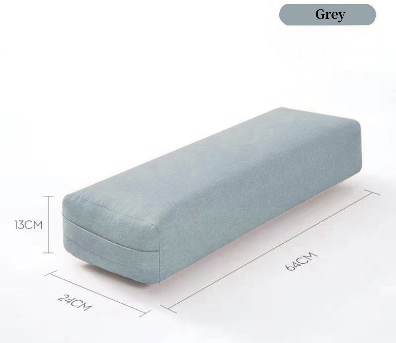 Подушка-валик для йоги Премиум-класса, поддерживающая прямоугольную подушку для медитации