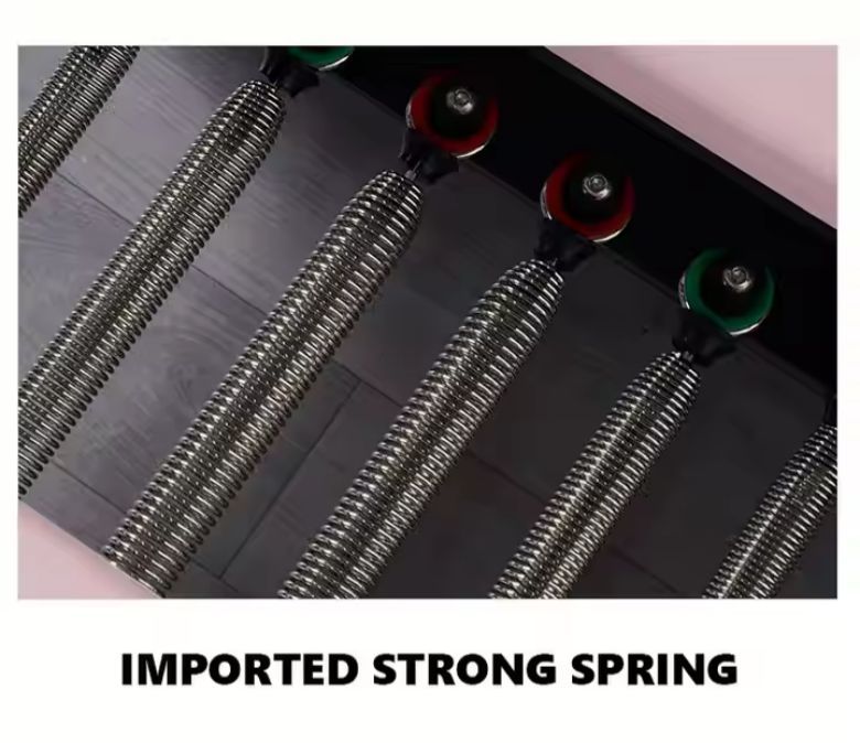 Оборудование для пилатеса из белого окрашенного дуба розового цвета